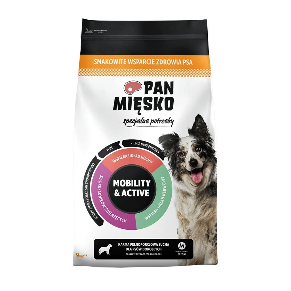 Foder PAN MI?SKO Special needs Mobility & Active Gris 9 kg