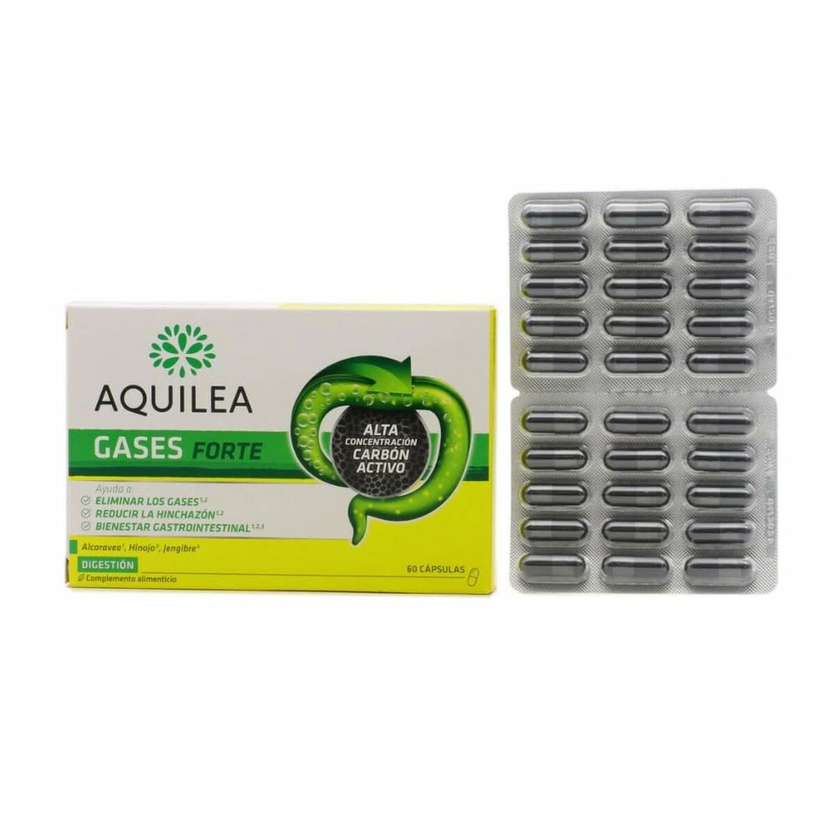 Kosttillskott för matsmältning Aquilea AQUILEA GASES 60 antal - 2