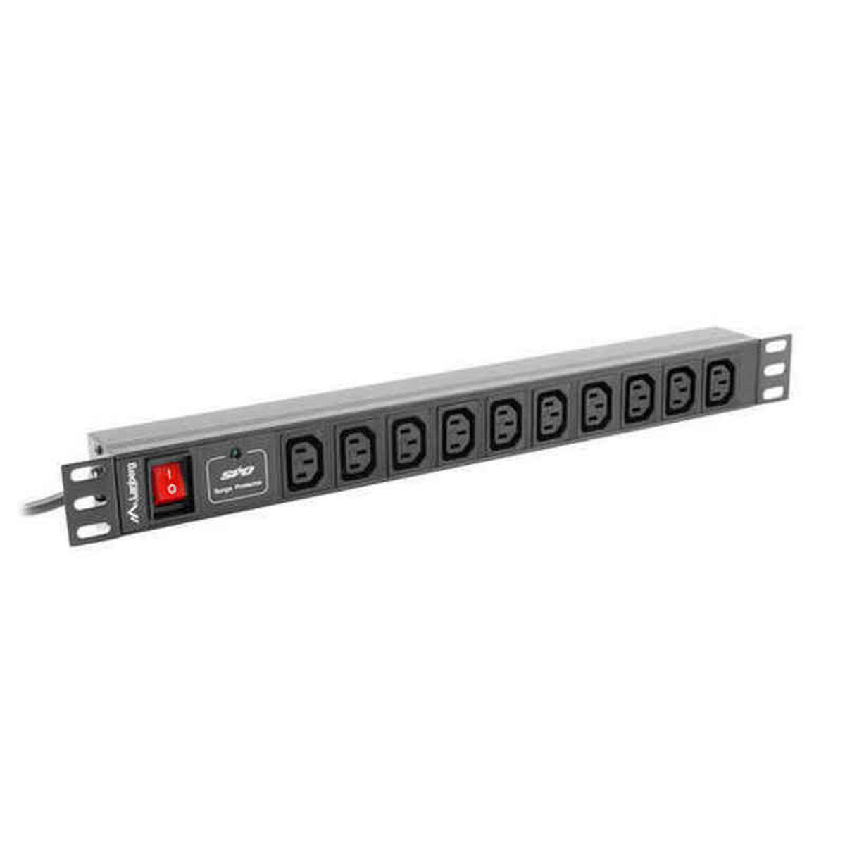Grenuttag Lanberg PDU-10I-0200-IEC-BK 2 m Svart (2 m) - 2