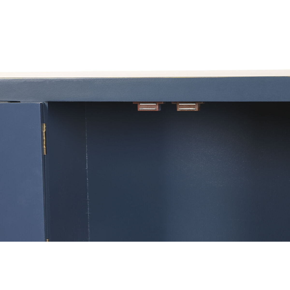 Avlastningsmöbler DKD Home Decor Blå Gyllene Gran Trä MDF 95 x 24 x 79 cm - 4