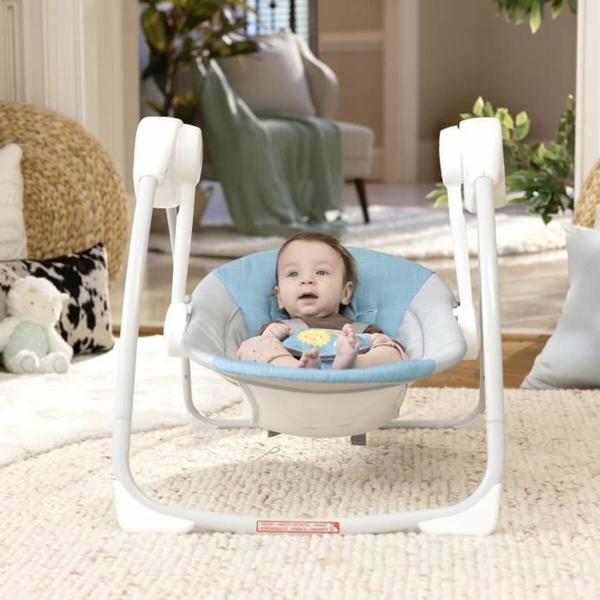 Hängmatta för bebis Ingenuity Blå - 4