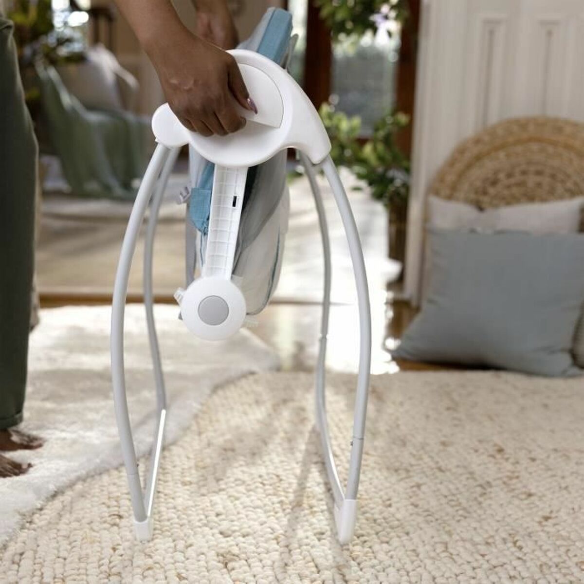 Hängmatta för bebis Ingenuity Blå - 6