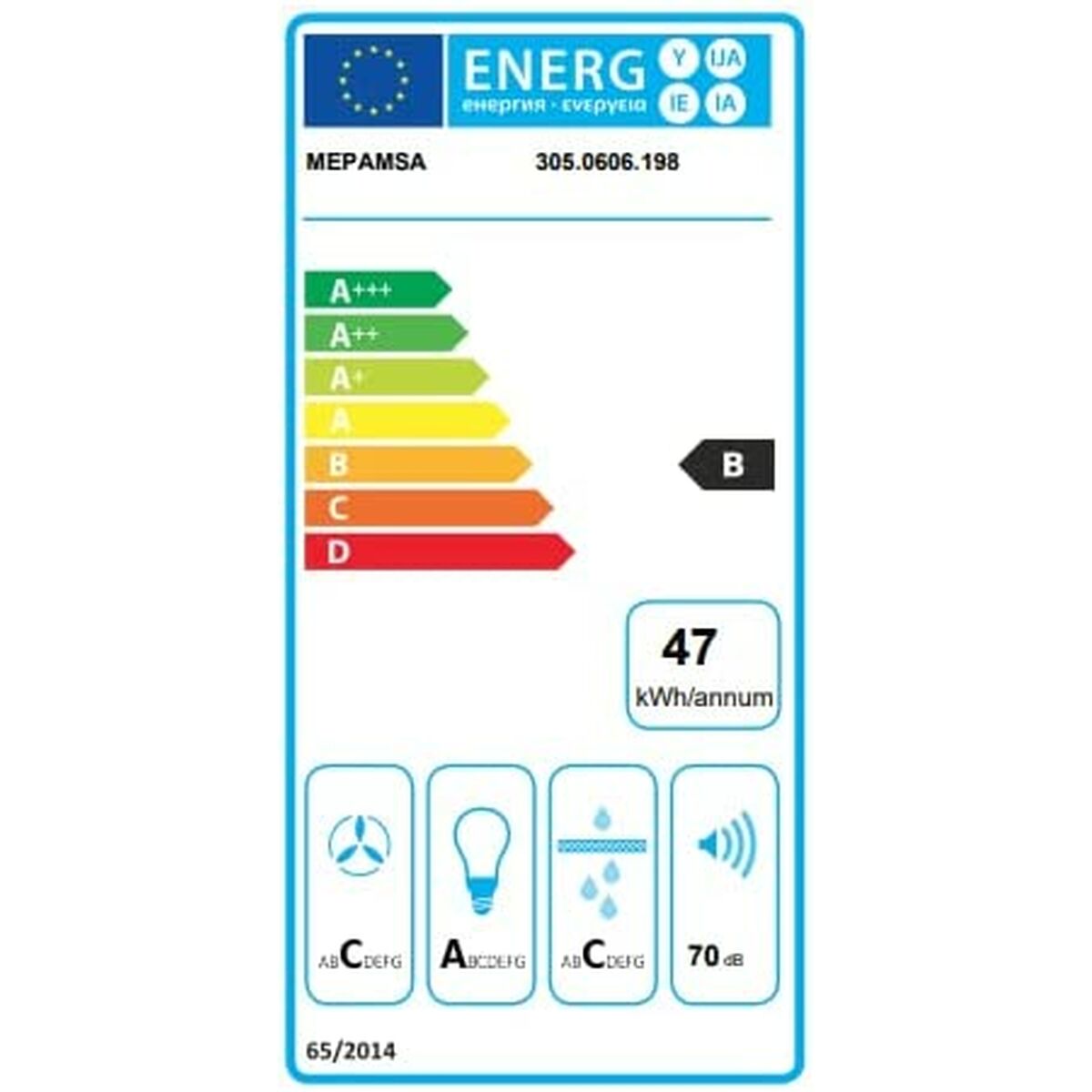 Konventionell fläkt Mepamsa SMART PLUS NEO 52 cm Stål - 2