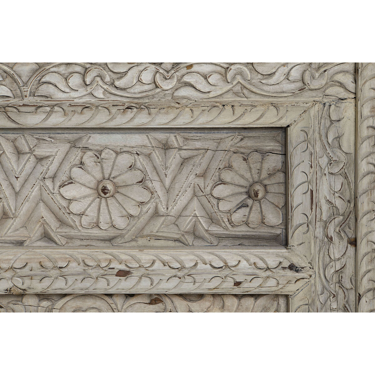 Väggspegel Home ESPRIT Naturell 60 x 10 x 85 cm - 3
