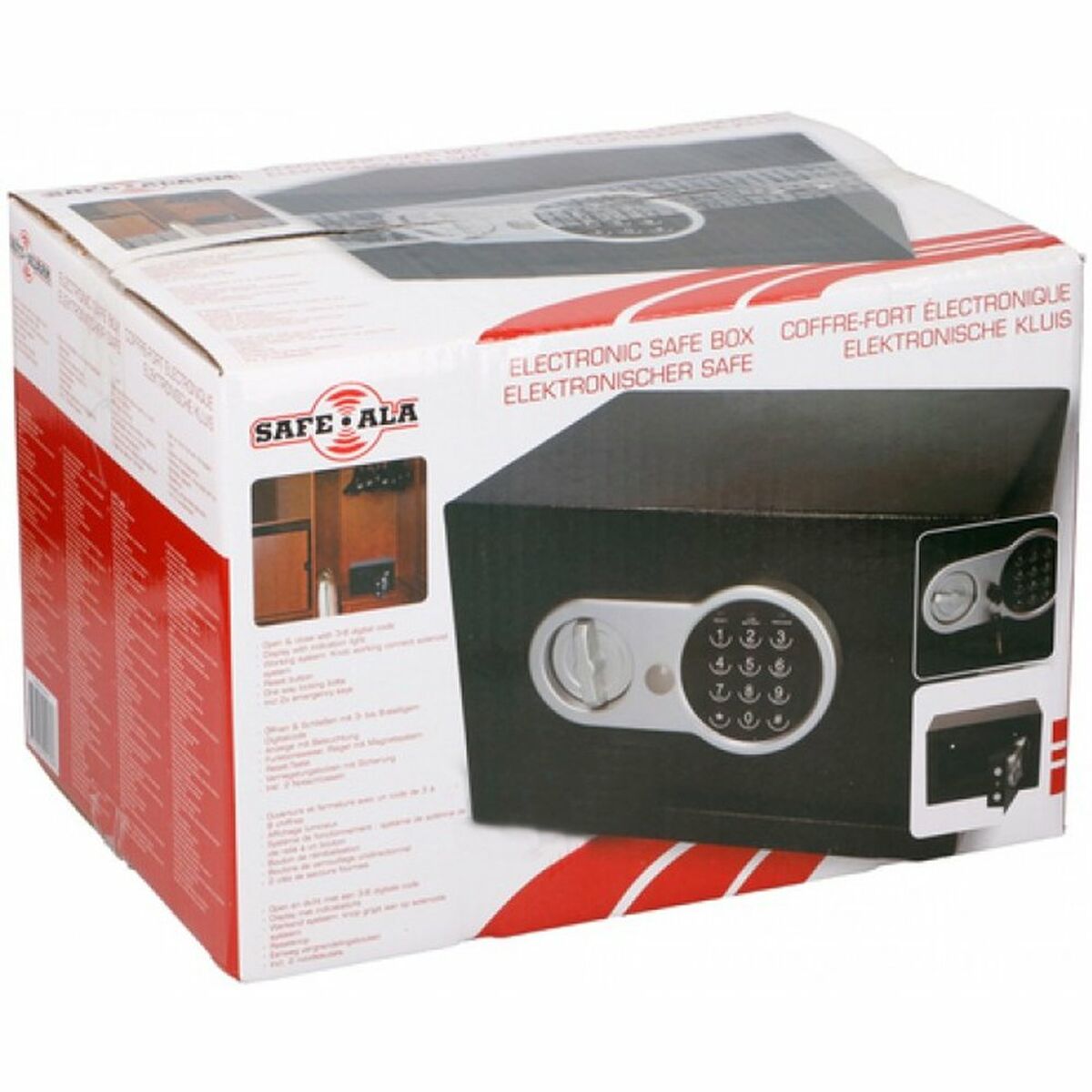 Kassaskåp Safe Alarm 08610 Förstärkt - 4