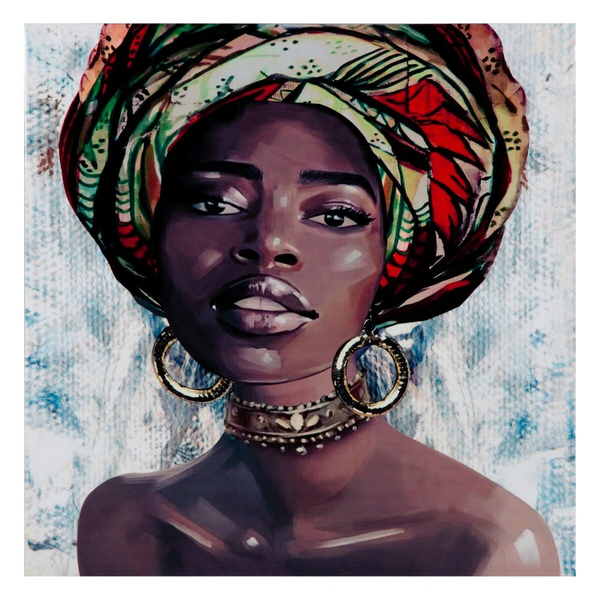 Kanvas Afrikanska 60 x 2,5 x 60 cm