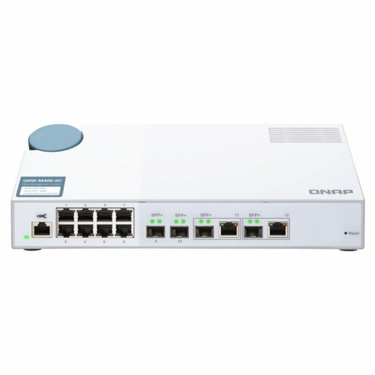 Switch Qnap QSW-M408-2C 1 Gbps RJ-45 SFP+ Vit - 2