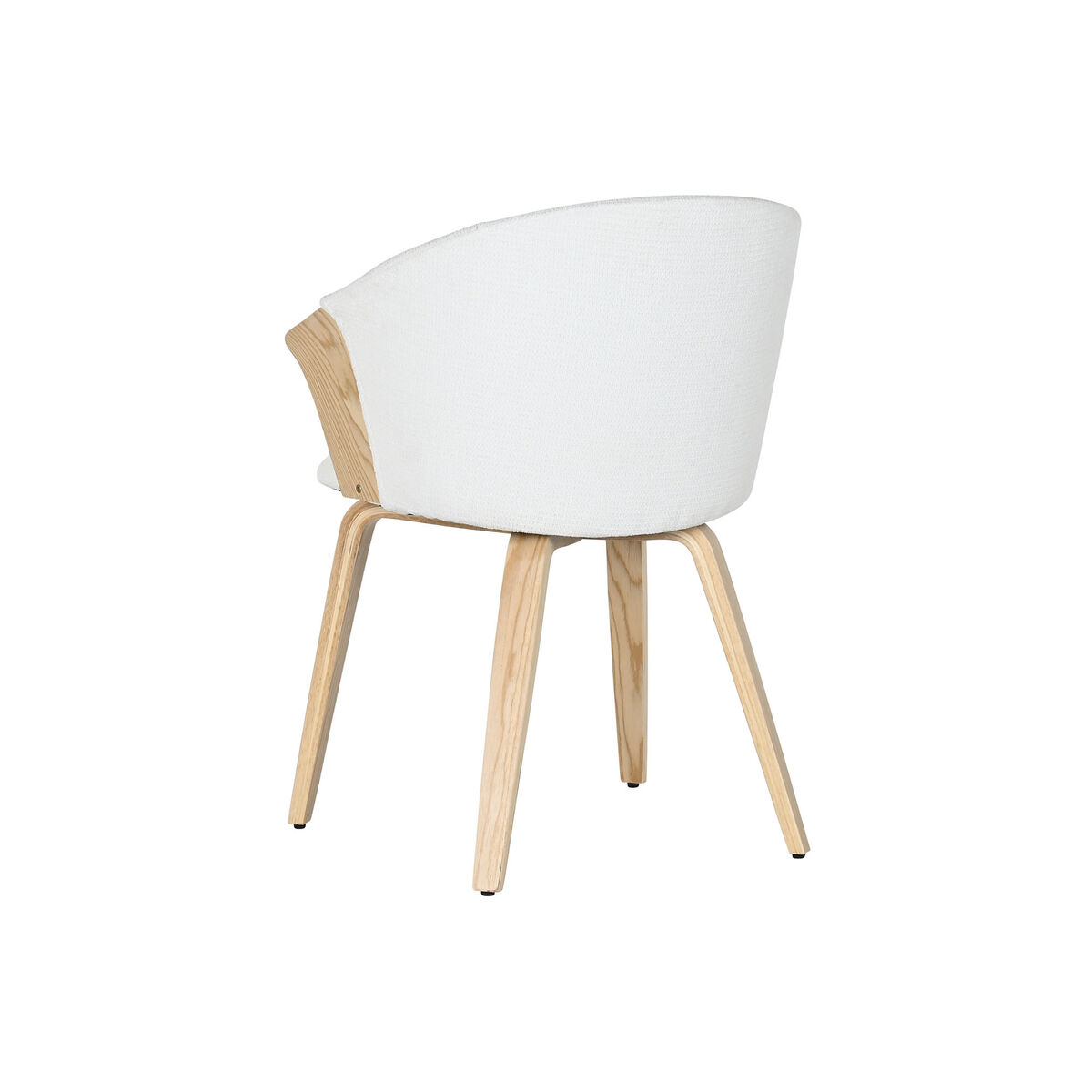Matsalsstol Home ESPRIT Vit Polyester Trä 60 x 57,5 x 79 cm - 3