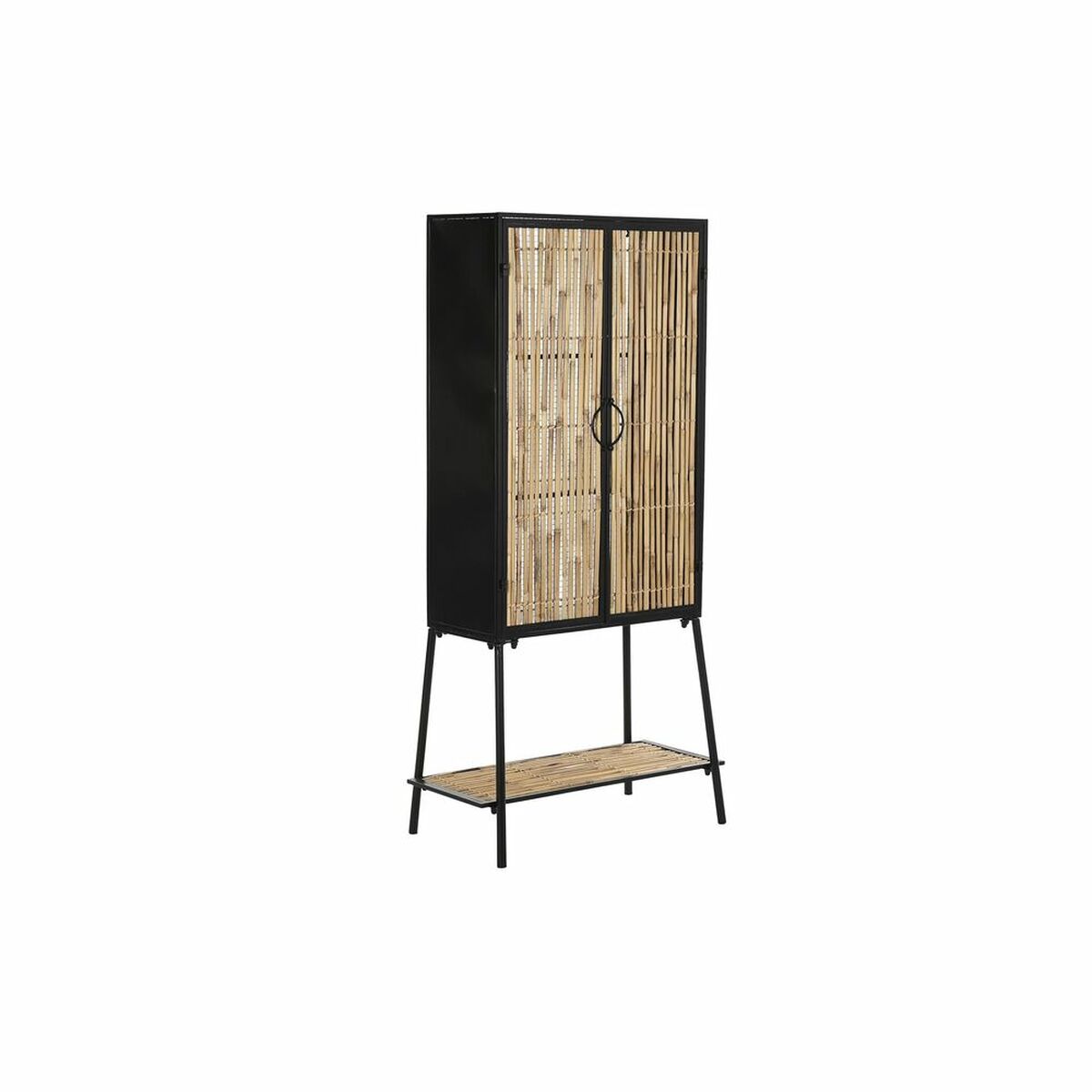 Skänk DKD Home Decor Svart Naturell Metall 65 x 35 x 130,5 cm - 15
