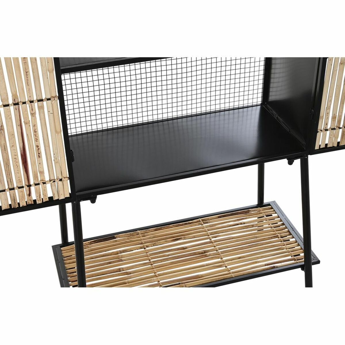 Skänk DKD Home Decor Svart Naturell Metall 65 x 35 x 130,5 cm - 21