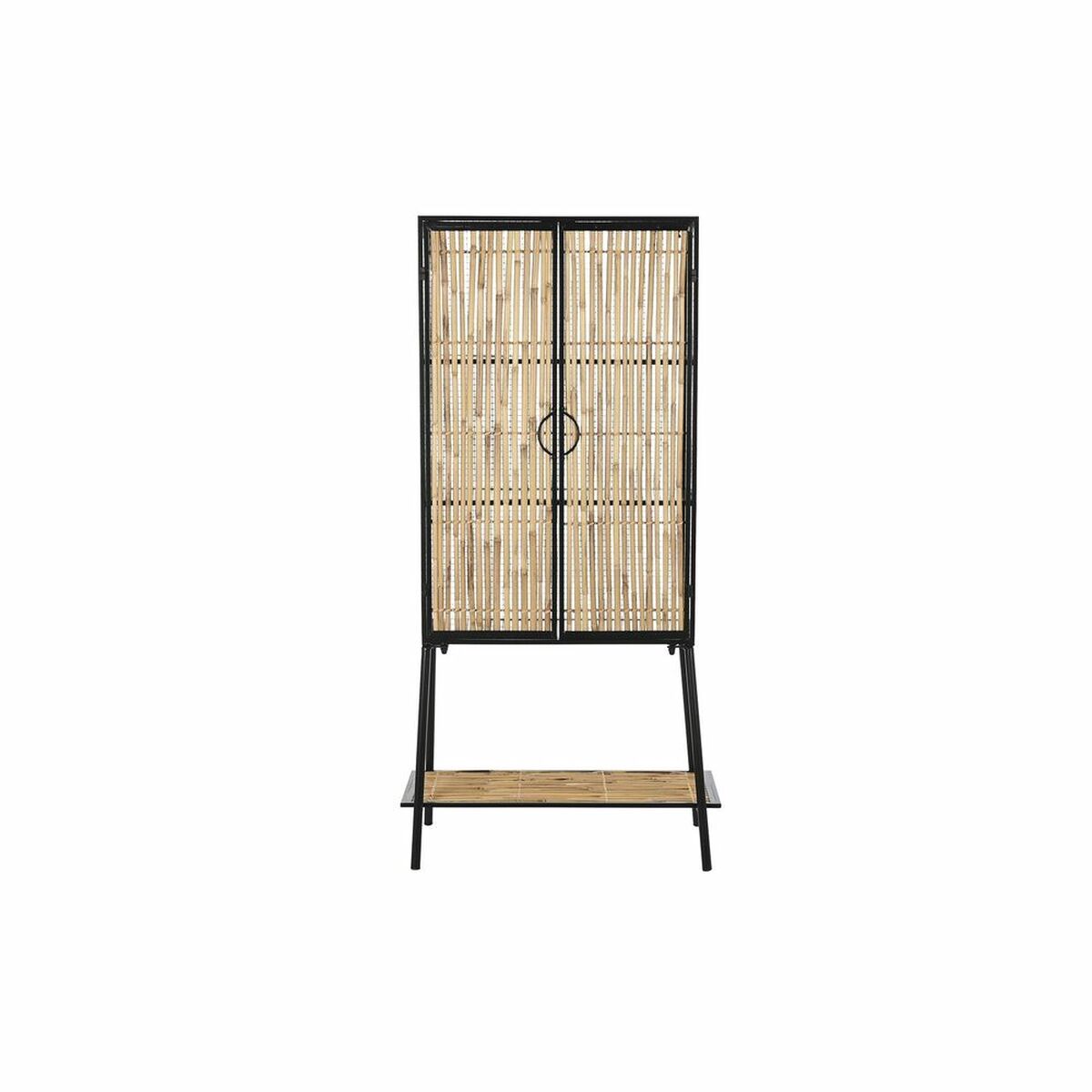 Skänk DKD Home Decor Svart Naturell Metall 65 x 35 x 130,5 cm - 11
