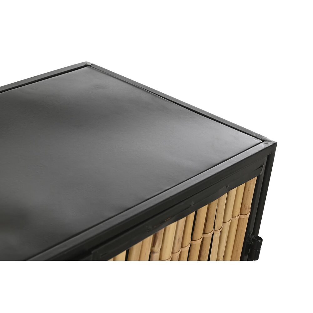 Skänk DKD Home Decor Svart Naturell Metall 65 x 35 x 130,5 cm - 5