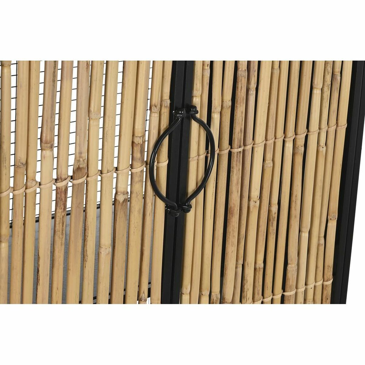 Skänk DKD Home Decor Svart Naturell Metall 65 x 35 x 130,5 cm - 17