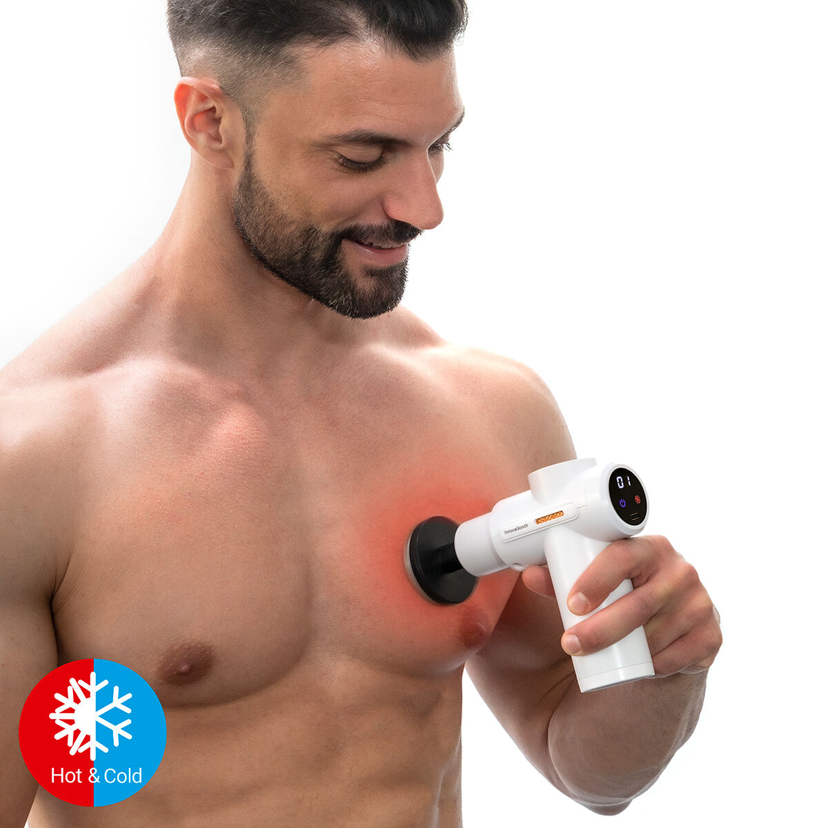 Varm och kall muskelmassagerpistol Hokgun InnovaGoods - 8