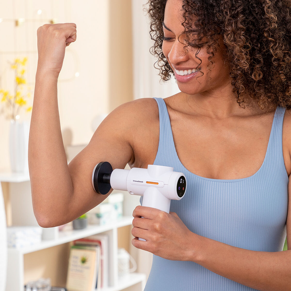 Varm och kall muskelmassagerpistol Hokgun InnovaGoods - 11