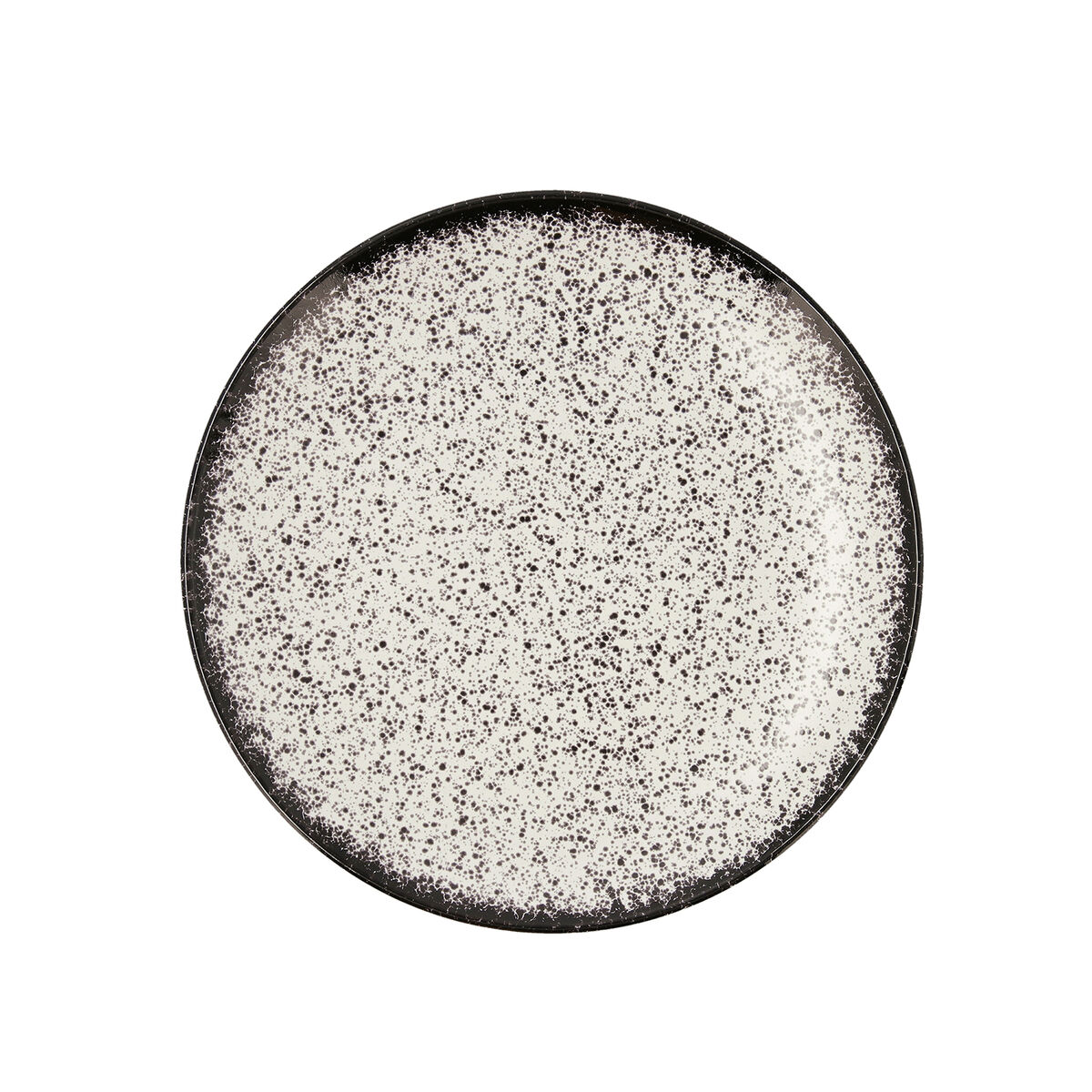 Platt skål Ariane Rock Svart Keramik Ø 27 cm (6 antal) - 4