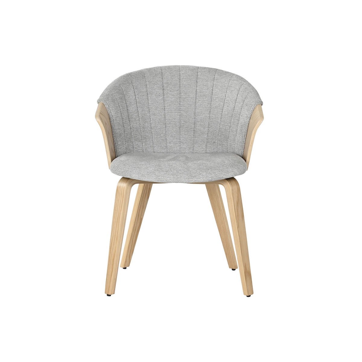 Matsalsstol Home ESPRIT Grå Polyester Trä 60 x 57,5 x 79 cm - 2