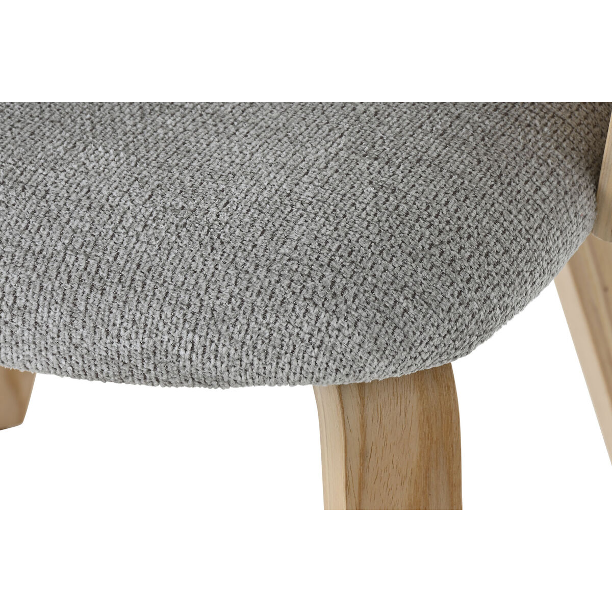Matsalsstol Home ESPRIT Grå Polyester Trä 60 x 57,5 x 79 cm - 6