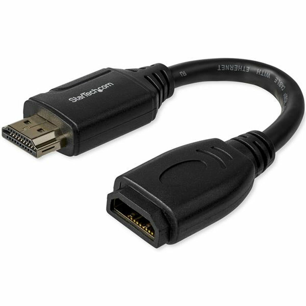 Kabel HDMI Startech HD2MF6INL 15 cm Svart