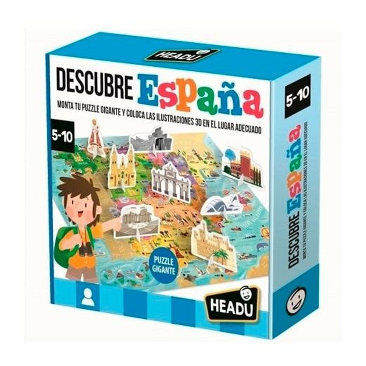 Utbildningsspel HEADU Descubre España (4 antal) - 2