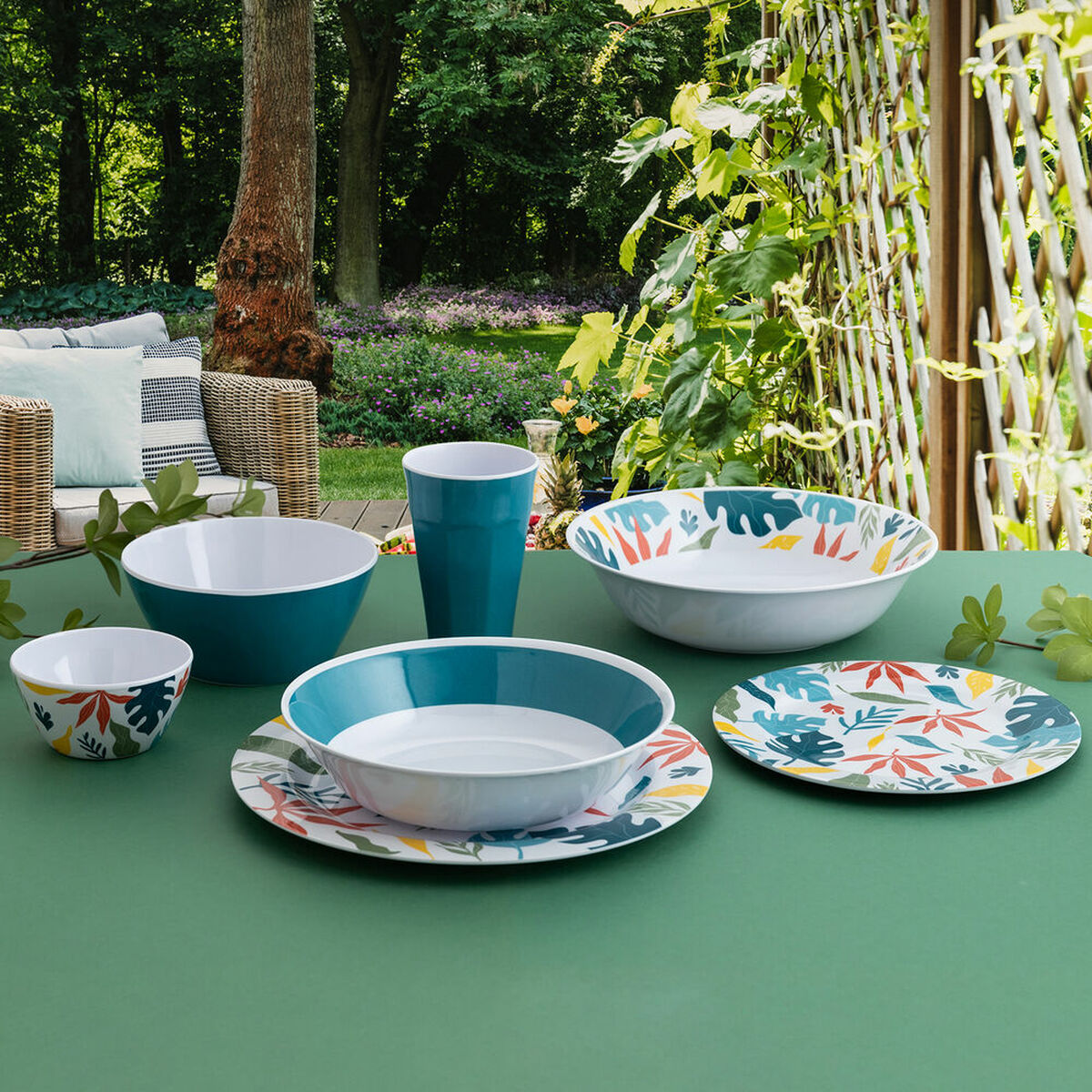 Djup tallrik Quid Selva Plast (20 cm) - 2