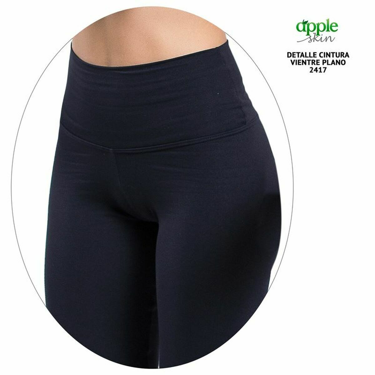 Sport-leggings, Dam Happy Dance 2417ATC Svart - 3