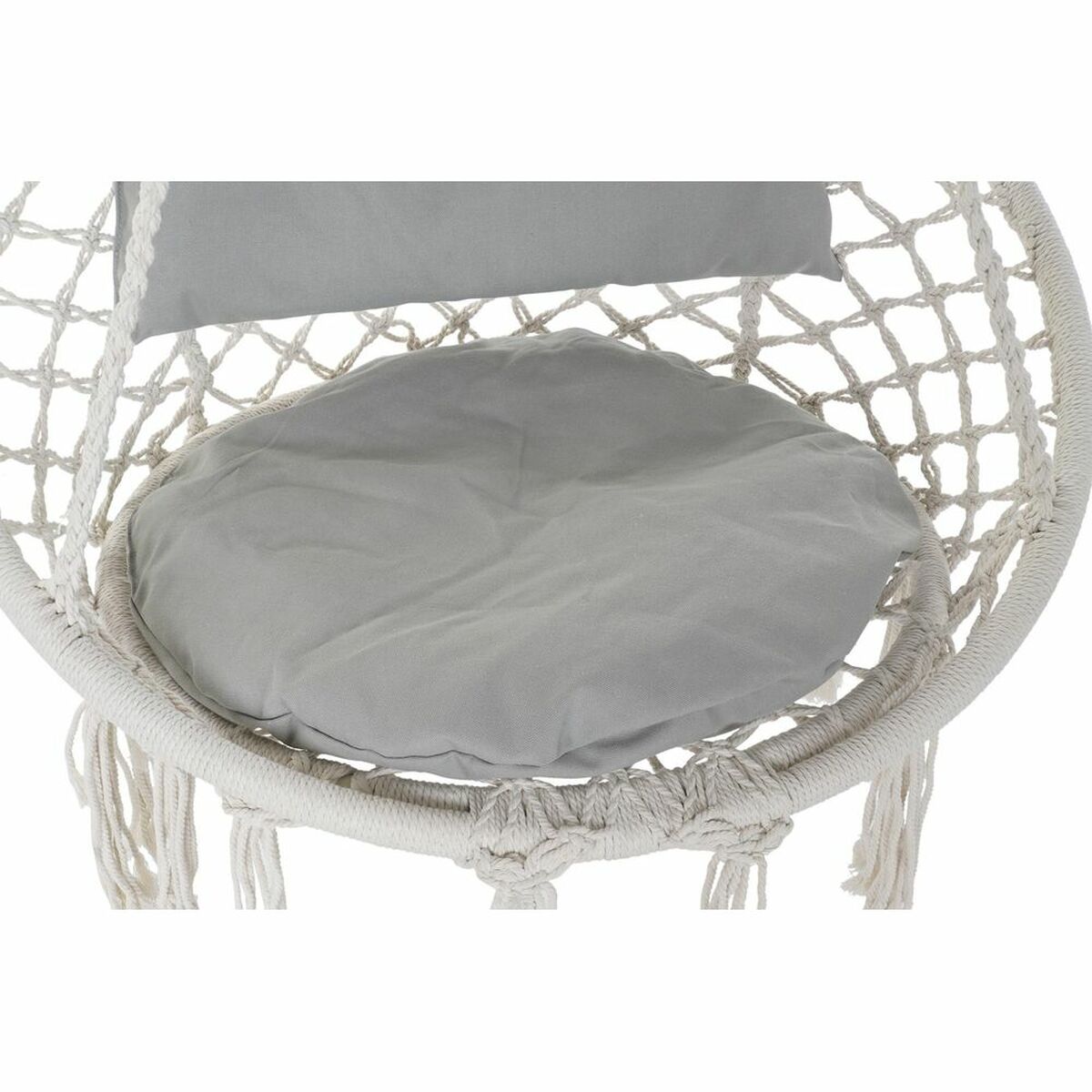 Hängmatta DKD Home Decor Beige Grå Rödbrun 82 x 62 x 123 cm (82 x 62 x 123 cm) - 8