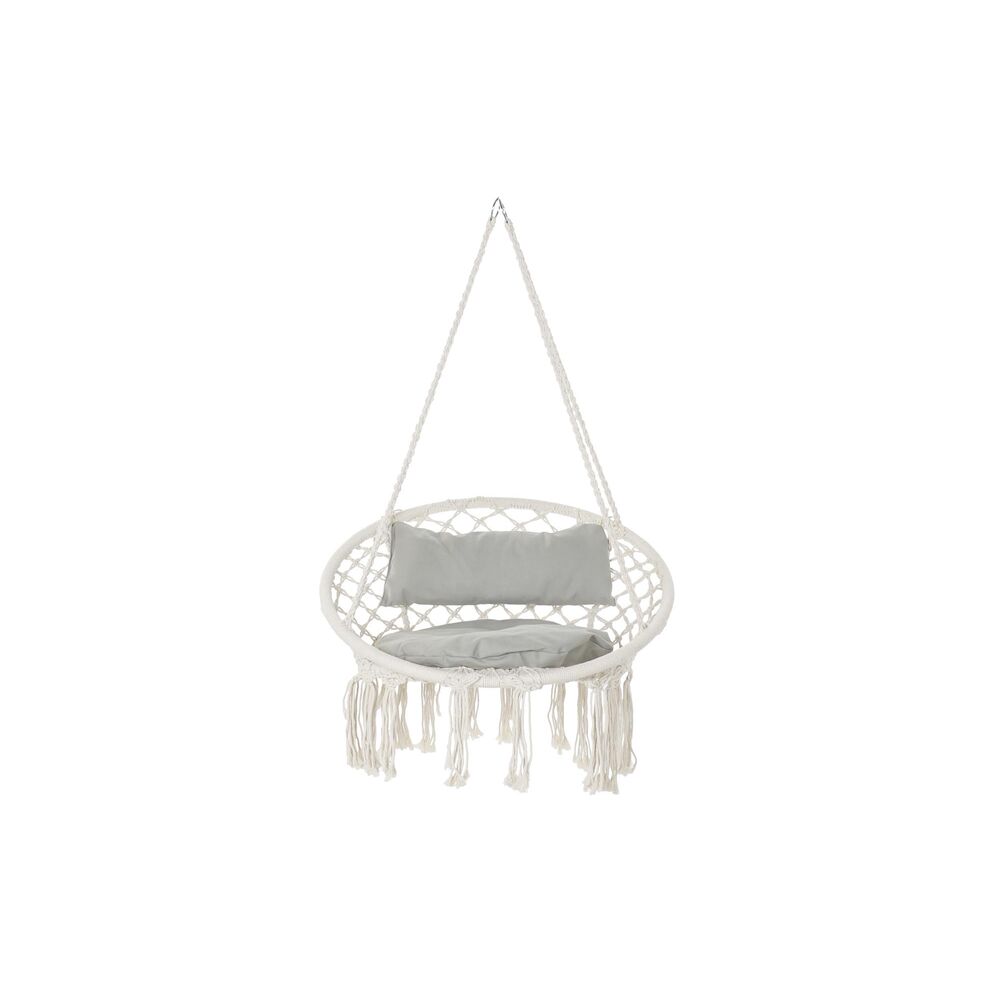 Hängmatta DKD Home Decor Beige Grå Rödbrun 82 x 62 x 123 cm (82 x 62 x 123 cm) - 6