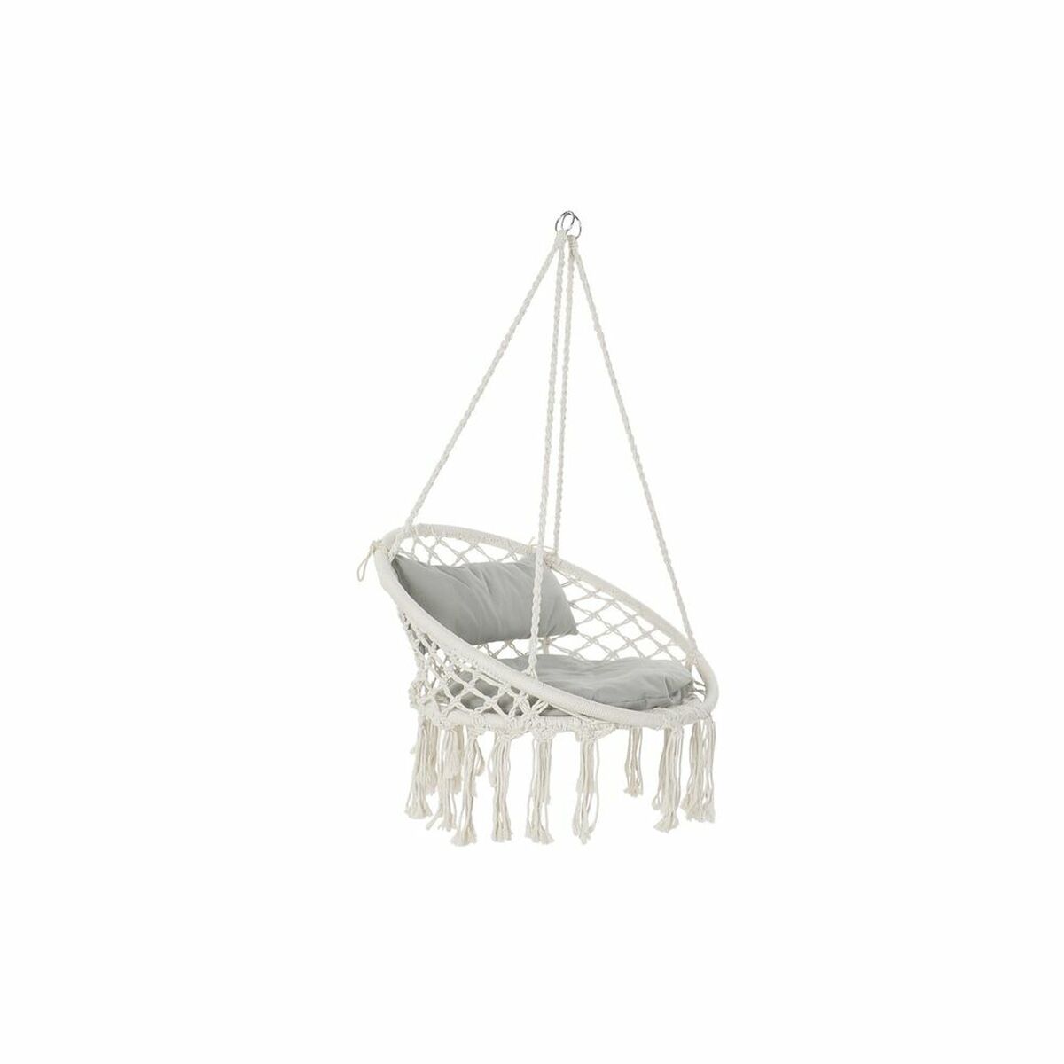 Hängmatta DKD Home Decor Beige Grå Rödbrun 82 x 62 x 123 cm (82 x 62 x 123 cm) - 7
