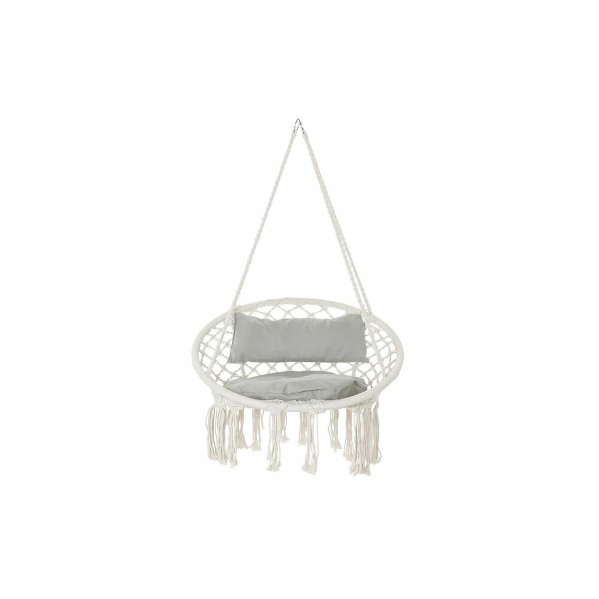 Hängmatta DKD Home Decor Beige Grå Rödbrun 82 x 62 x 123 cm (82 x 62 x 123 cm) - 14