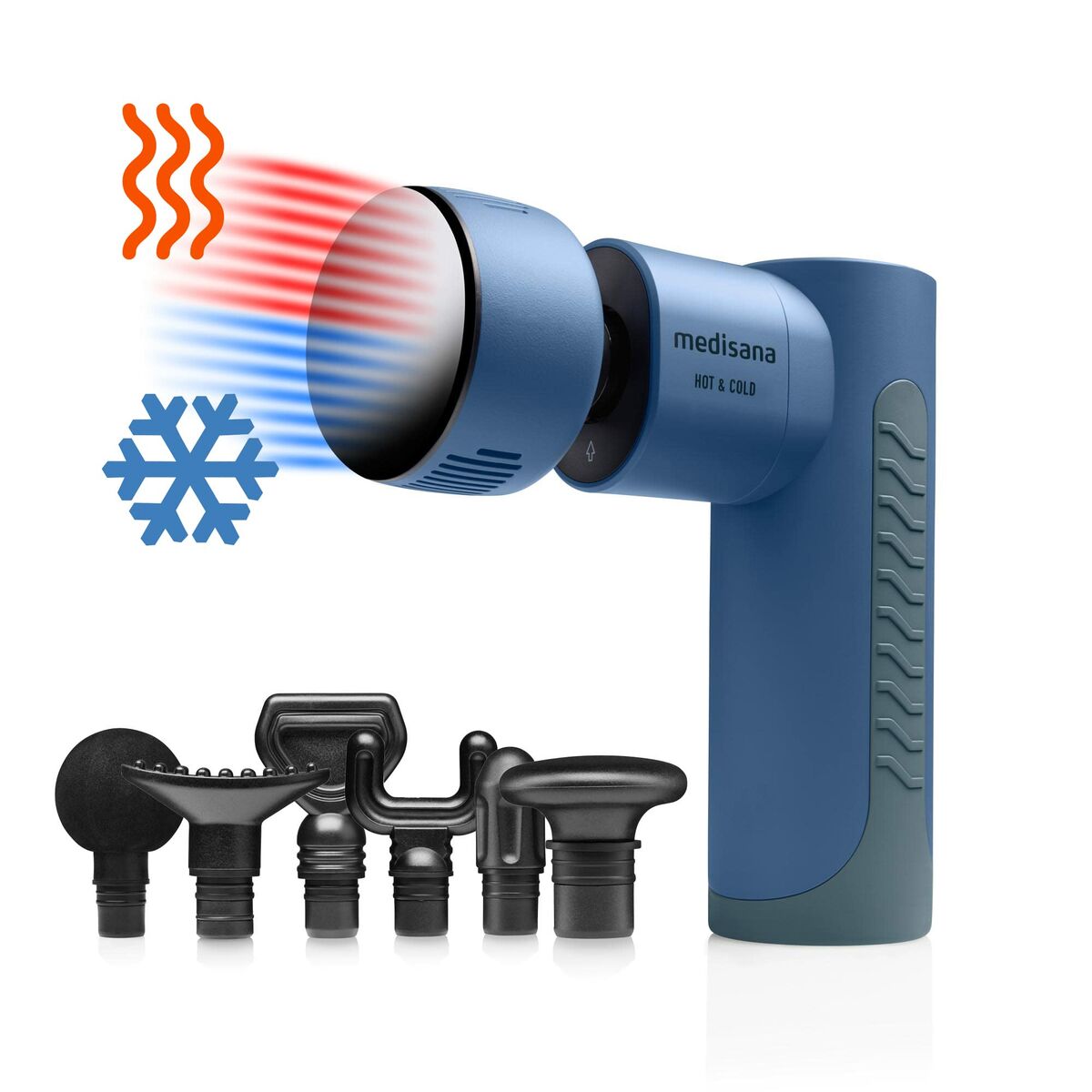 Varm och kall muskelmassagerpistol Medisana MG 600 Blå Svart - 6