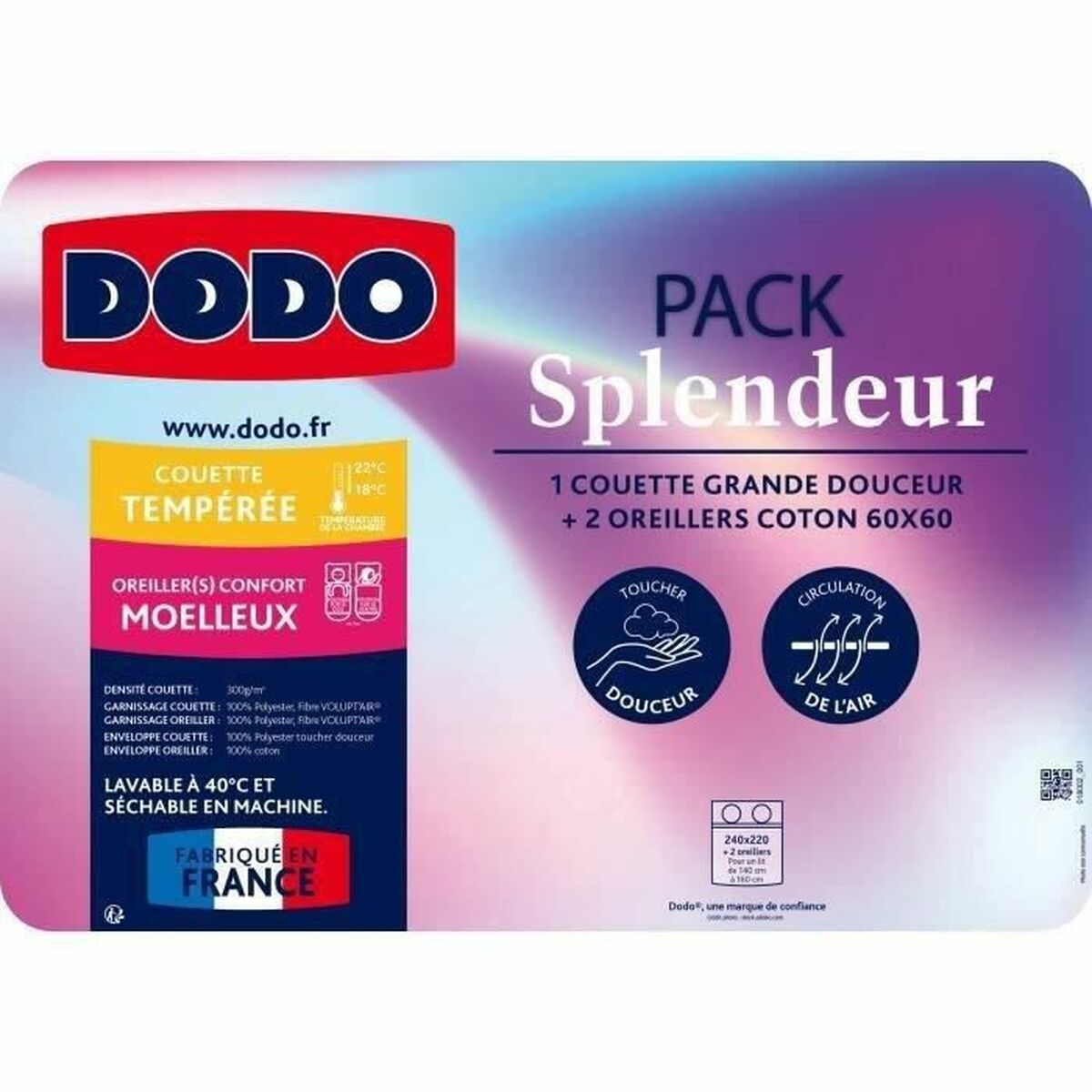 Täcke DODO Splendor Vit 220 x 240 cm - 4