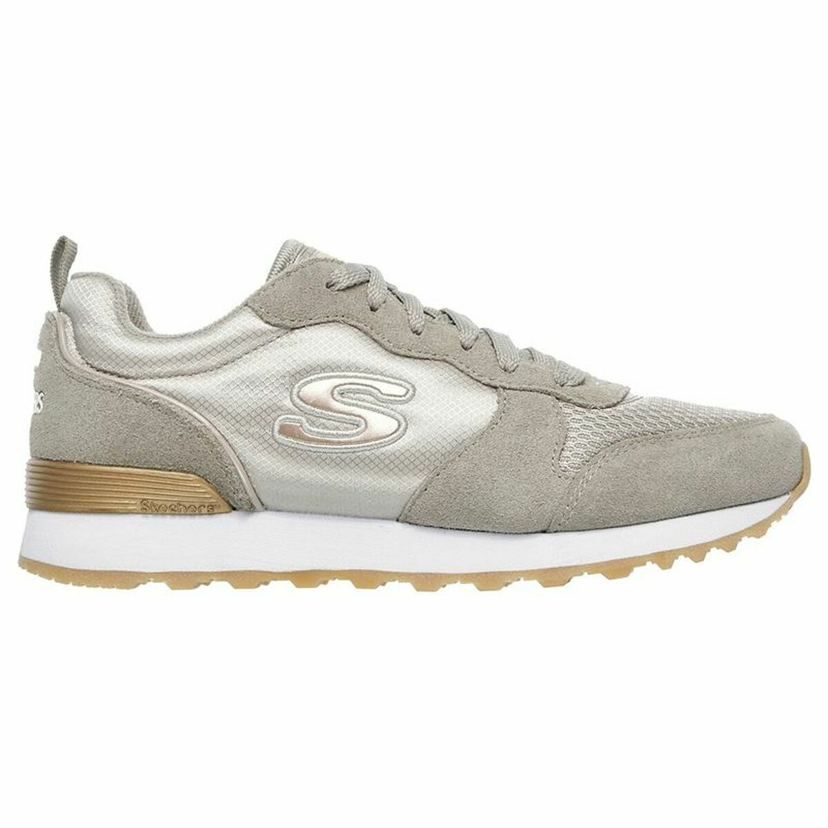 Casual Träningsskor Dam Skechers  Retros-OG 85 - Goldn Gurl Ljusgrå - 3