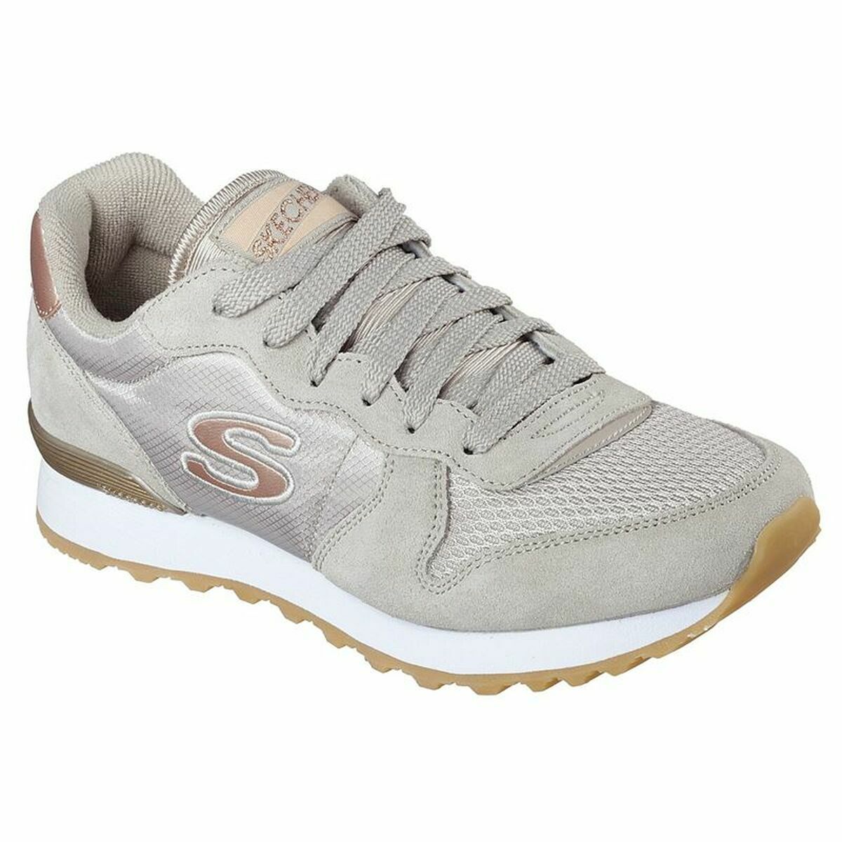 Casual Träningsskor Dam Skechers  Retros-OG 85 - Goldn Gurl Ljusgrå - 4