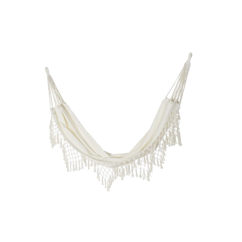 Hängmatta DKD Home Decor Beige 200 x 60 x 0,5 cm 200 x 130 x 0,5 cm - 5
