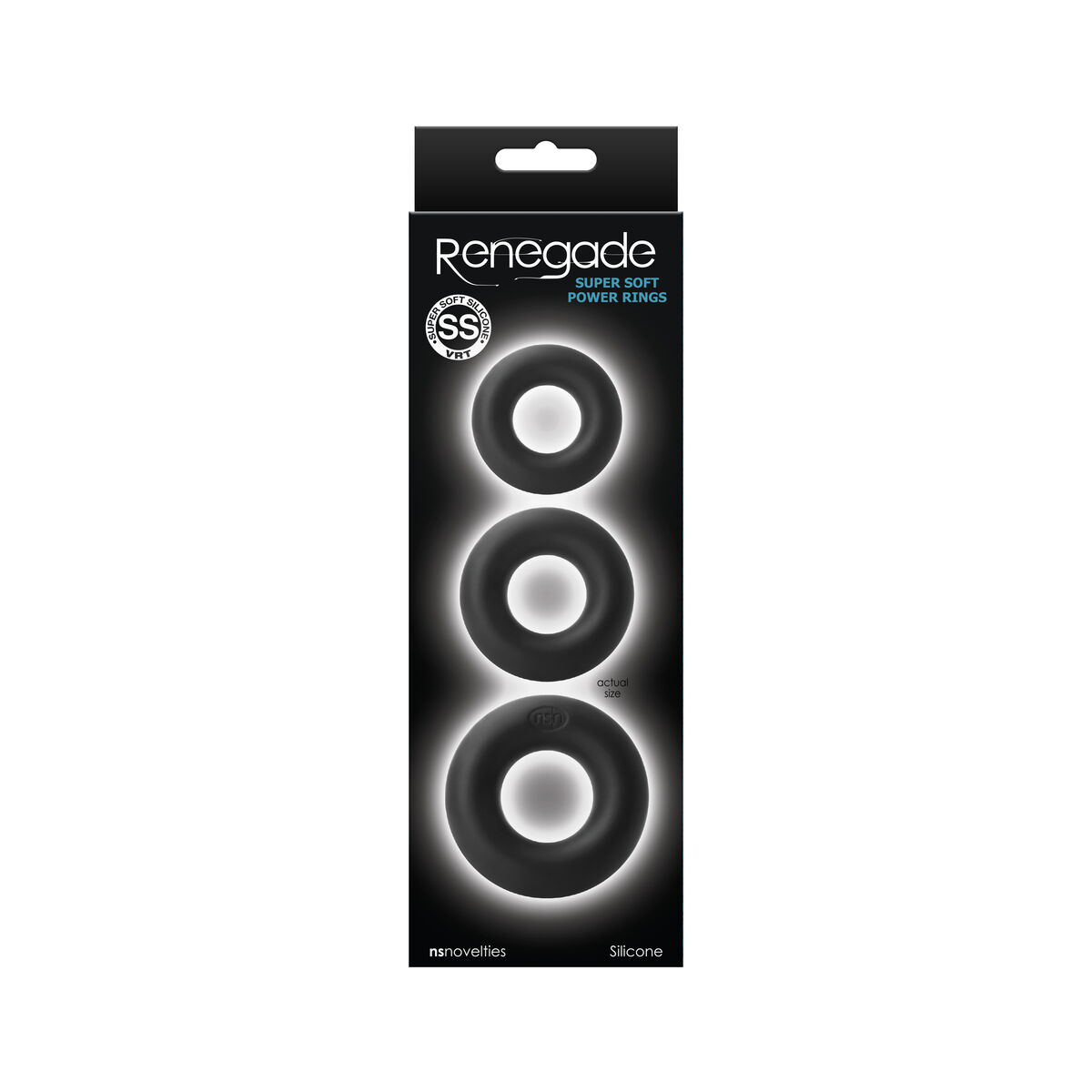 Penisring NS Novelties Renegade Svart - 2