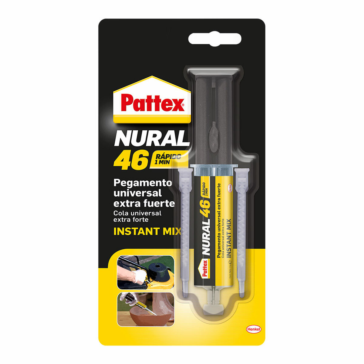 Omedelbar vidhäftning Pattex Nural 46 Universal Extra stark
