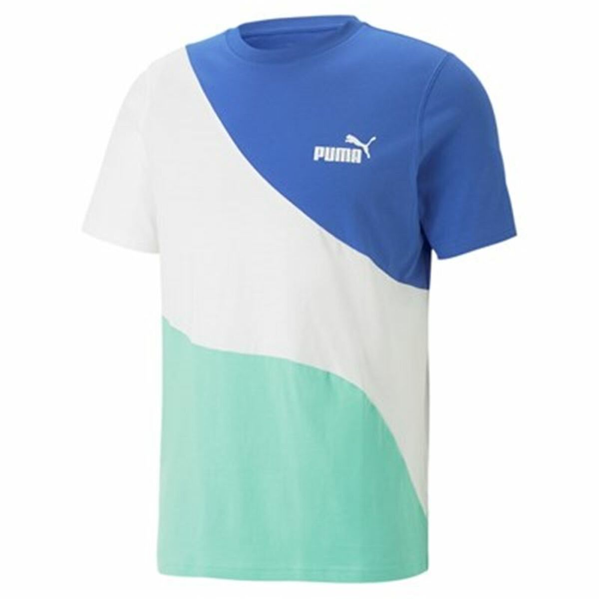 T-shirt med kortärm Herr Puma  Power Cat Blå - 5