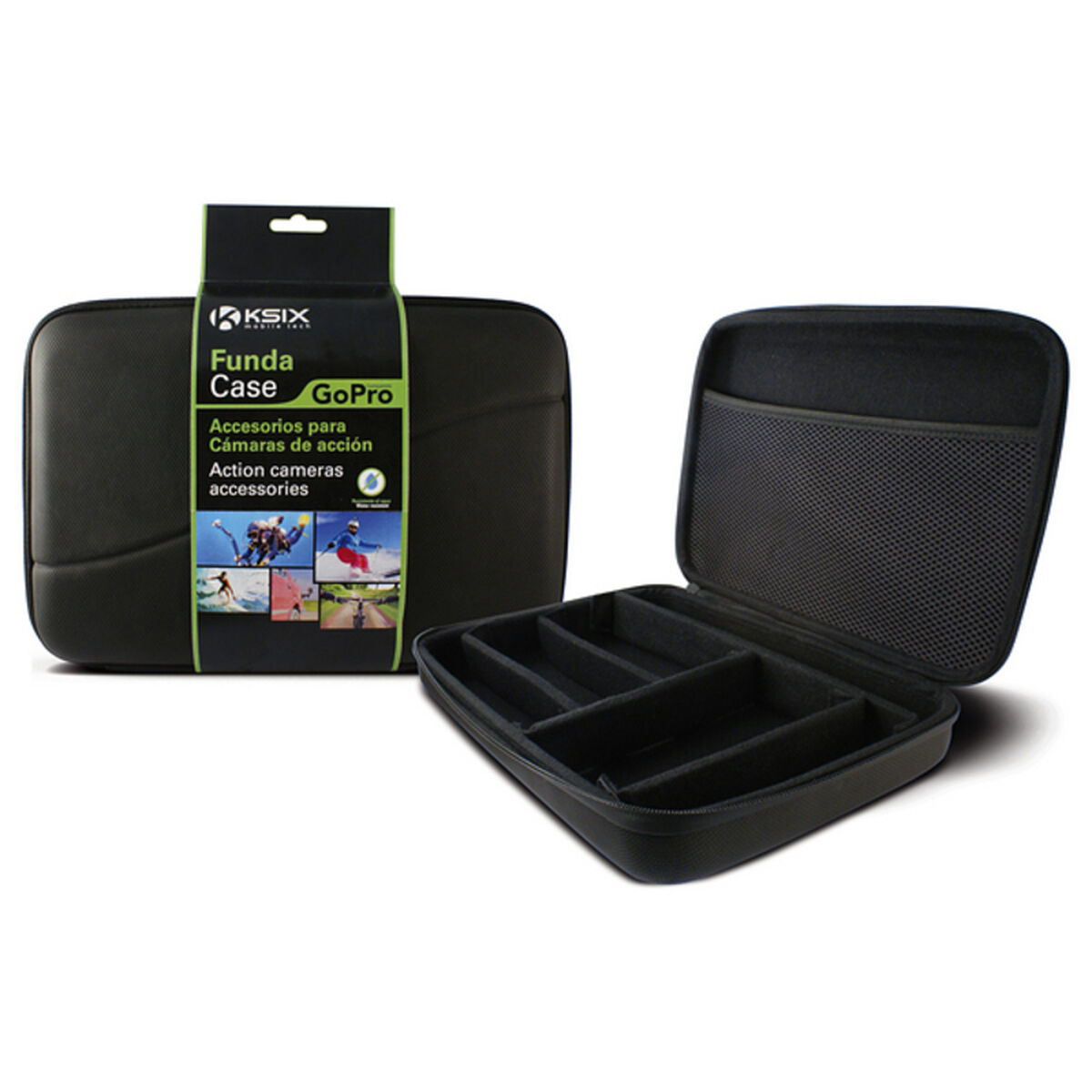 Hårt skal till actionkamera KSIX (24 x 17,5 x 5 cm) - 4