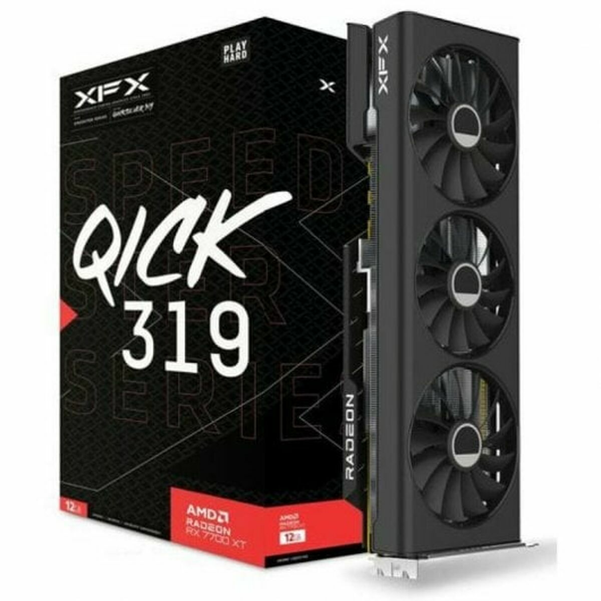 Grafikkort XFX RX-77TQICKB9 AMD RADEON RX 7700 XT GDDR6