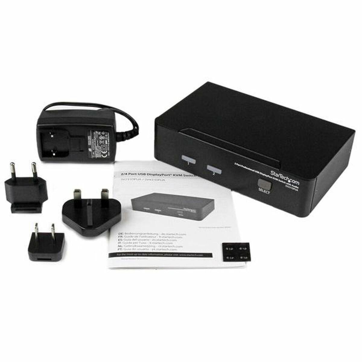 KVM -omvandlare med 2 portar Startech SV231DPUA - 3