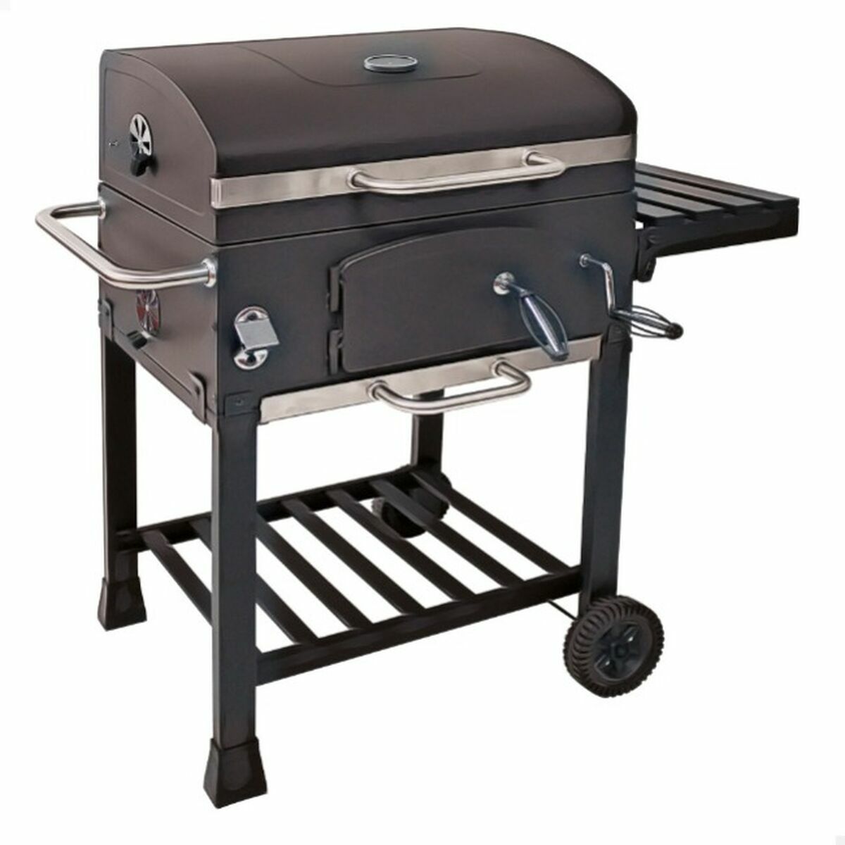 Kolgrill med lock och hjul Aktive 102 x 65 x 104 cm - 2
