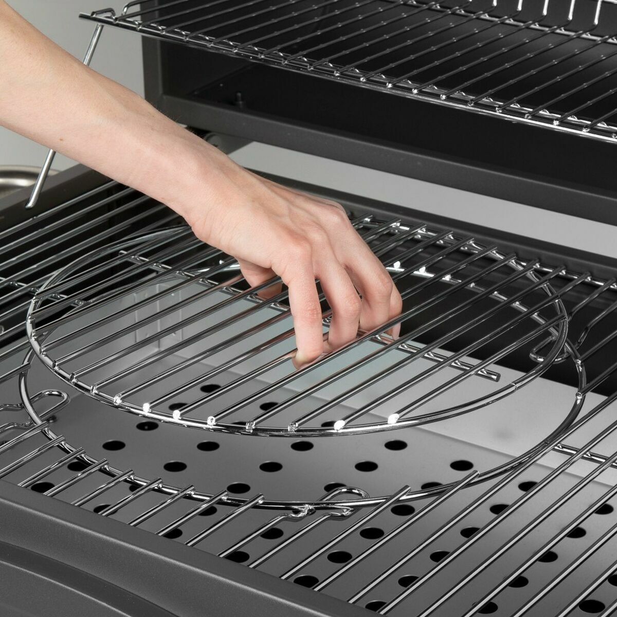 Kolgrill med lock och hjul Aktive 102 x 65 x 104 cm - 4