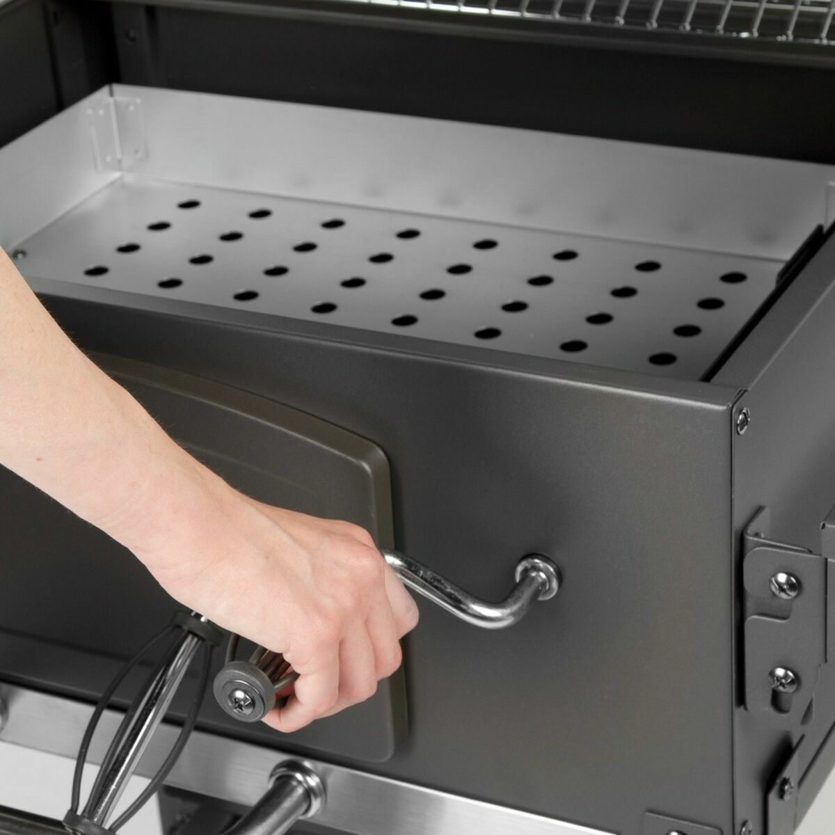 Kolgrill med lock och hjul Aktive 102 x 65 x 104 cm - 7
