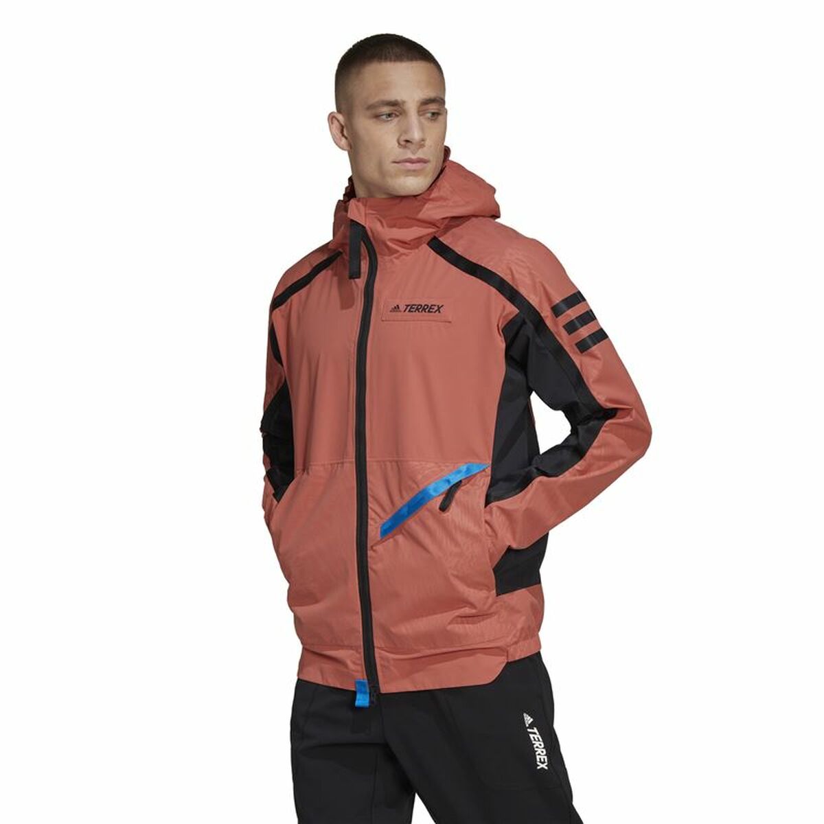 Träningsjacka Herr Adidas Utilitas Röd Orange - 2