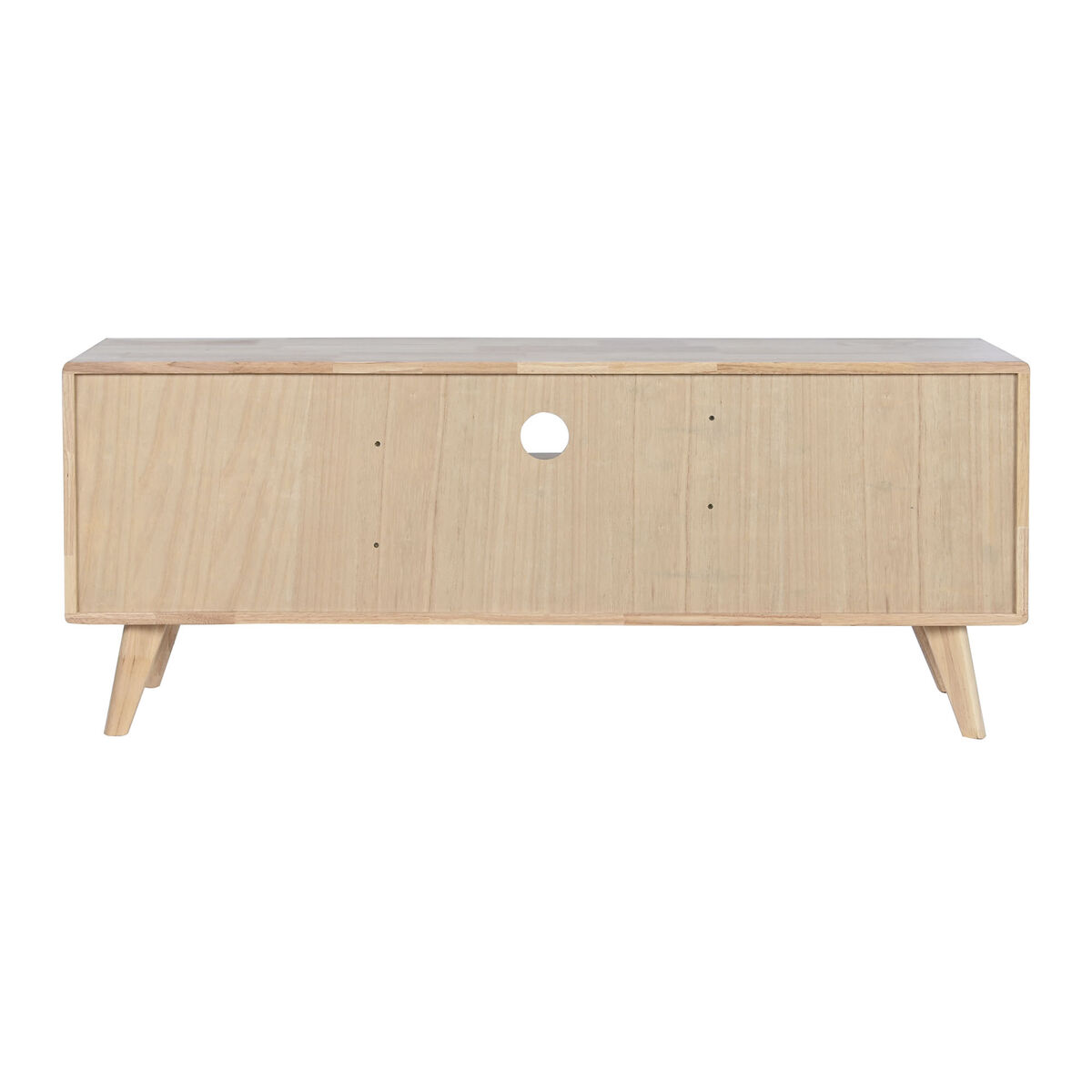 TV-möbler DKD Home Decor Naturell Metall Gummiträ 120 x 30 x 48 cm - 2