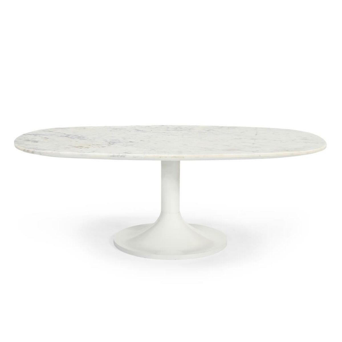 Soffbord Home ESPRIT Vit Metall Marmor 120 x 70 x 39 cm - 2