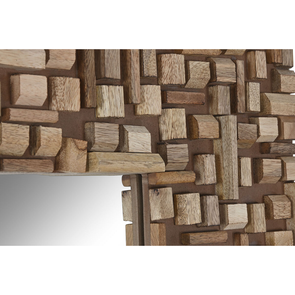 Väggspegel Home ESPRIT Brun Modern 91 x 4 x 183 cm - 3