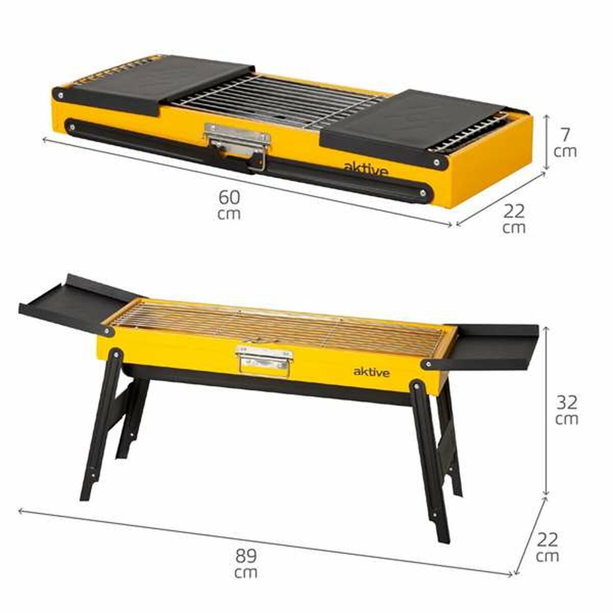Grill Aktive 89 x 22 x 32 cm - 4