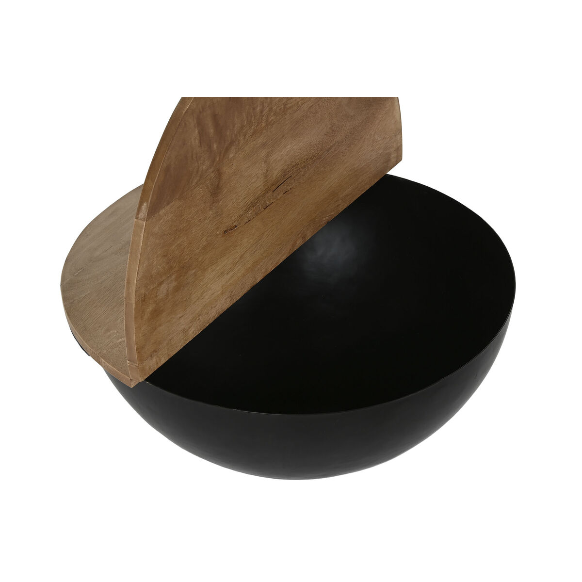 2-bordsset Home ESPRIT Metall Mangoträ 60 x 60 x 28 cm - 3